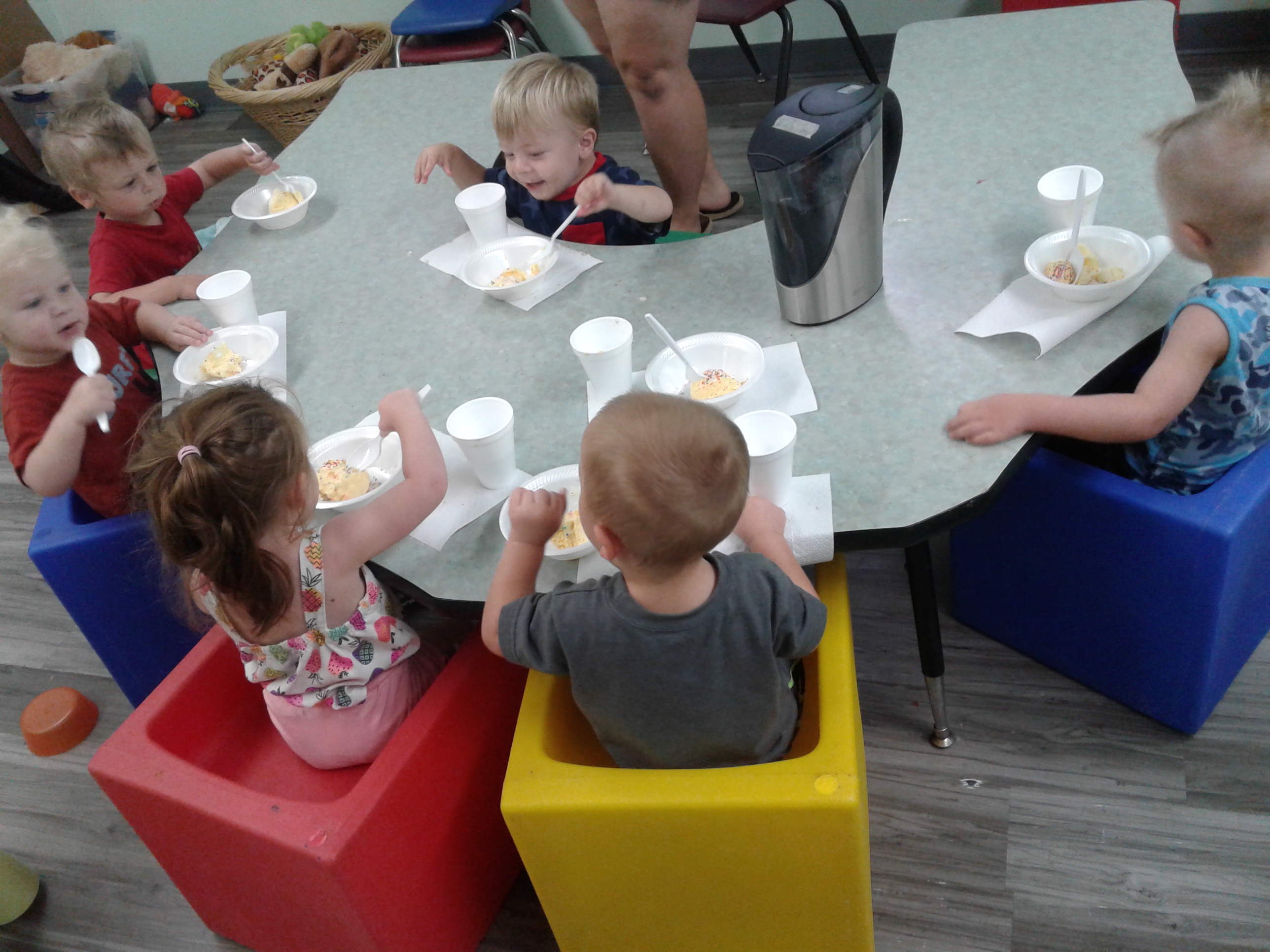 Tiny Toddlers National Ice Cream Day!